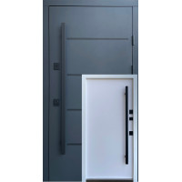 Горизонталь вулиця Qdoors Стріт  антрацит (ручка труба)