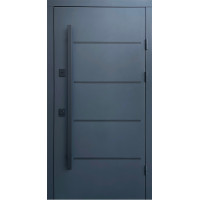 Горизонталь вулиця Qdoors Стріт  антрацит (ручка труба)
